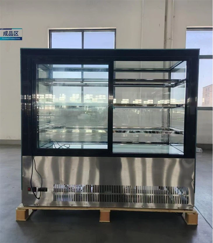Large Straight Cake Display Case high quality