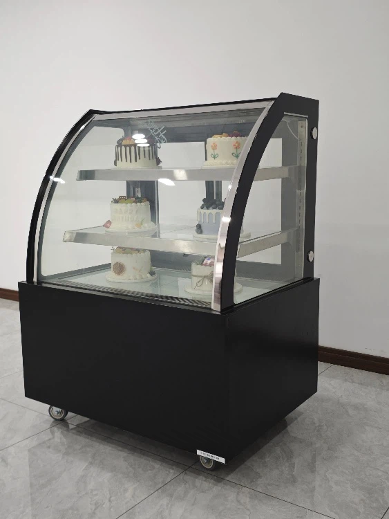 China Medium Curved Cake Display Case Suppliers