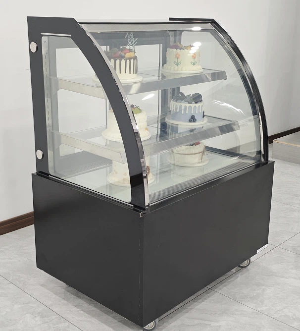 Medium Curved Cake Display Case made in China