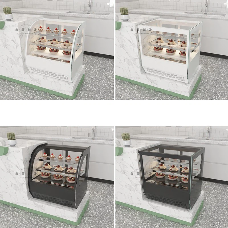 Customized Compact Countertop Straight Cake Case