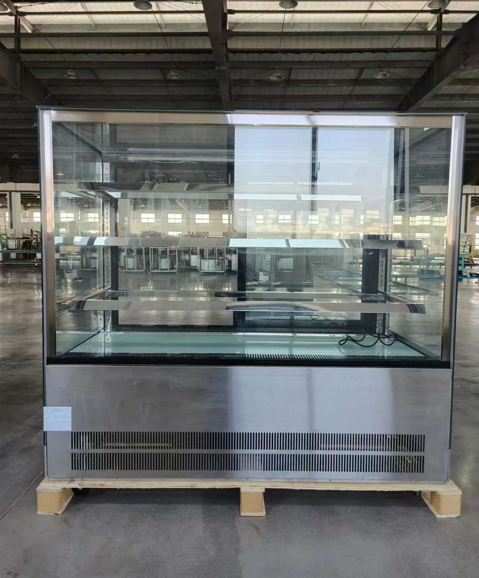 Large Straight Cake Display Case