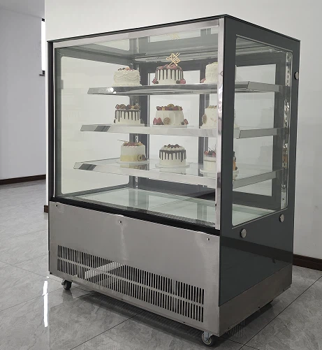 Customized Large Straight Cake Display Case